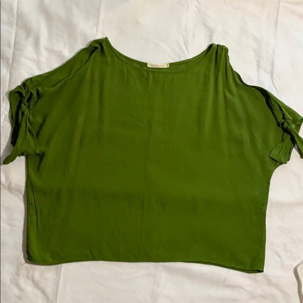 Green blouse sz M